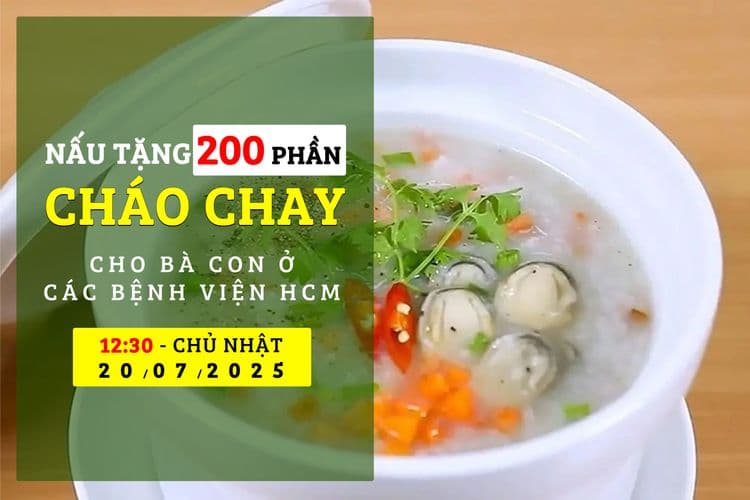 Tuyển Tình Nguyện Viên Nấu Cháo Chay Từ Thiện Tại TP.HCM – Smile Gift
