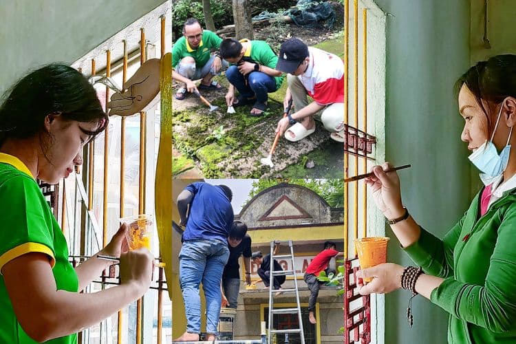 Công quả tại Chùa Tường Quang - 01.10.2023