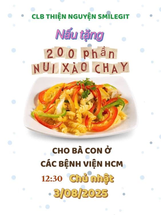🌟 200 PHẦN NUI XÀO CHAY – GỬI TRAO NĂNG LƯỢNG YÊU THƯƠNG 🌟